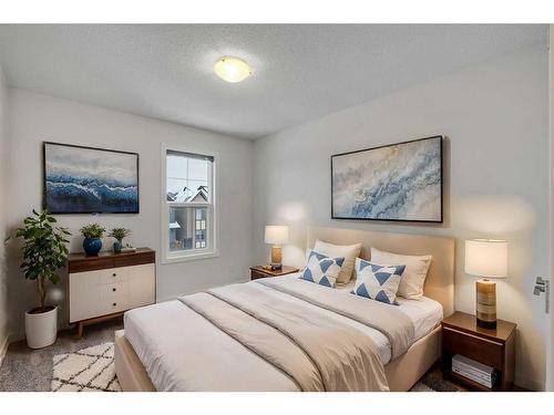 58 Masters Crescent Se, Calgary, AB - Indoor Photo Showing Bedroom