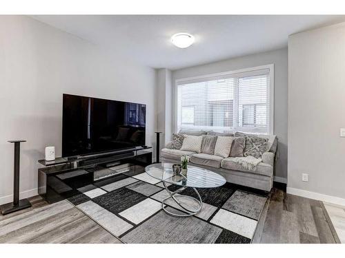 706 Redstone Crescent Ne, Calgary, AB - Indoor Photo Showing Living Room