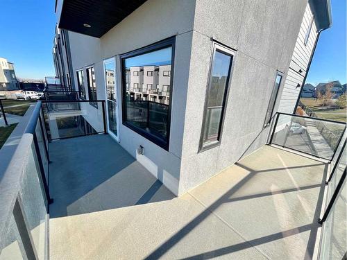 407-218 Sherwood Square Nw, Calgary, AB - Outdoor With Balcony With Exterior