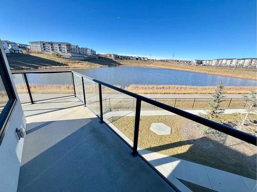 407-218 Sherwood Square Nw, Calgary, AB - Outdoor With Body Of Water With Balcony With View