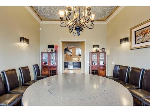 75 Gray Way, Rural Rocky View County, AB - Indoor Photo Showing Dining Room