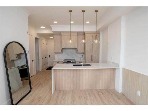 208-330 Dieppe Drive Sw, Calgary, AB - Indoor Photo Showing Kitchen With Upgraded Kitchen