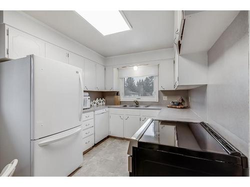 11039 Brae Road Sw, Calgary, AB - Indoor Photo Showing Kitchen With Double Sink