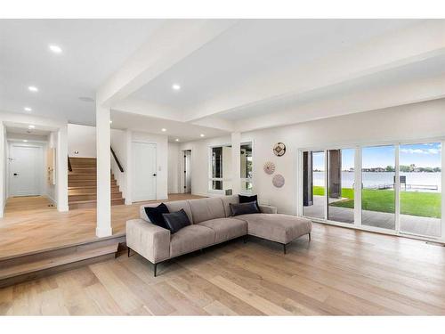 476 West Chestemere Drive, Chestermere, AB - Indoor Photo Showing Living Room