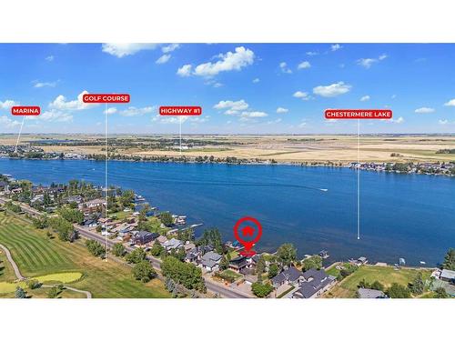 476 West Chestemere Drive, Chestermere, AB - Outdoor With Body Of Water With View