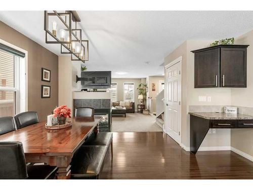 42 Silverado Plains Manor Sw, Calgary, AB - Indoor Photo Showing Dining Room