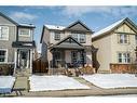 42 Silverado Plains Manor Sw, Calgary, AB  - Outdoor With Deck Patio Veranda With Facade 