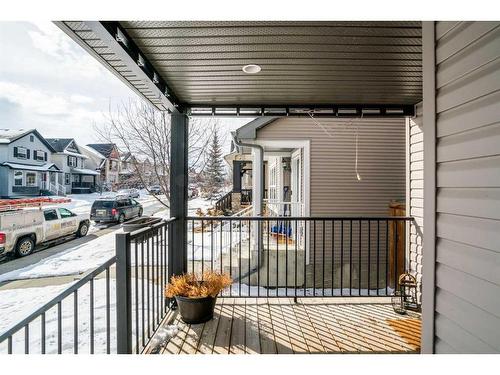 42 Silverado Plains Manor Sw, Calgary, AB - Outdoor With Deck Patio Veranda With Exterior