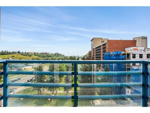 606-205 Riverfront Avenue Sw, Calgary, AB - Outdoor With Balcony With View