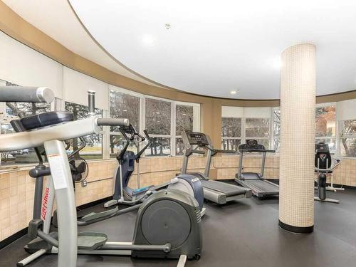 907-1108 6 Avenue Sw, Calgary, AB - Indoor Photo Showing Gym Room