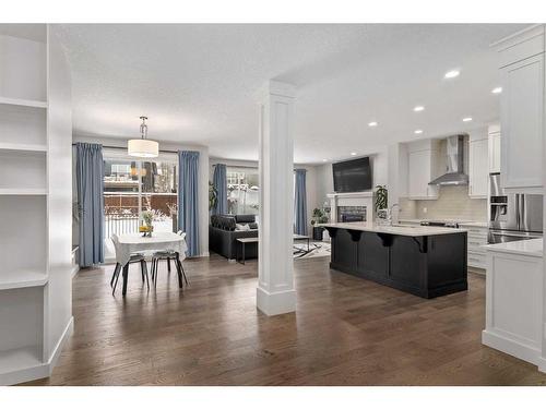 100 Cranbrook Way Se, Calgary, AB - Indoor Photo Showing Kitchen With Upgraded Kitchen