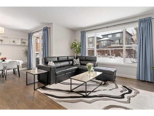 100 Cranbrook Way Se, Calgary, AB - Indoor Photo Showing Living Room