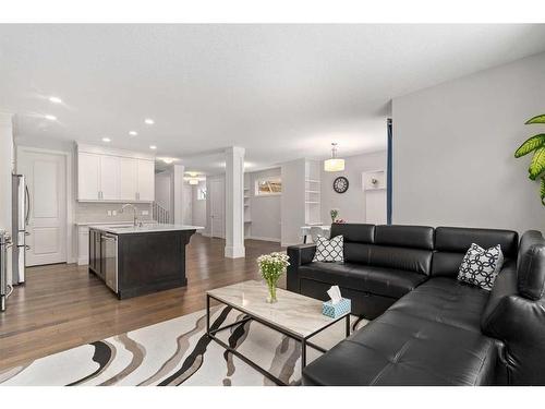 100 Cranbrook Way Se, Calgary, AB - Indoor Photo Showing Living Room