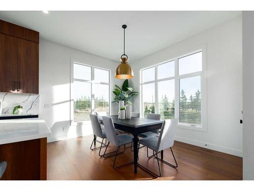 17 Silverhorn Park, Rural Rocky View County, AB - Indoor Photo Showing Dining Room