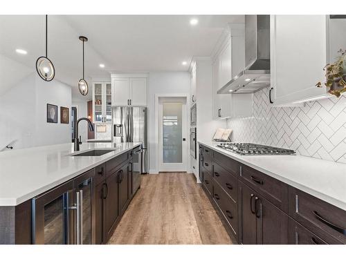 61 Creekstone Square Sw, Calgary, AB - Indoor Photo Showing Kitchen With Upgraded Kitchen