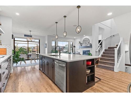 61 Creekstone Square Sw, Calgary, AB - Indoor Photo Showing Kitchen With Upgraded Kitchen