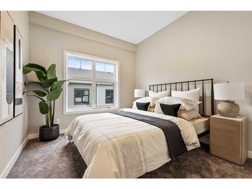 213-595 Mahogany Road Se, Calgary, AB - Indoor Photo Showing Bedroom