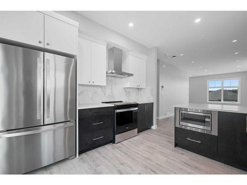 599 Mahogany Road Se, Calgary, AB - Indoor Photo Showing Kitchen With Upgraded Kitchen