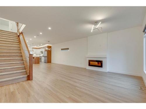 4403 26 Avenue Se, Calgary, AB - Indoor With Fireplace