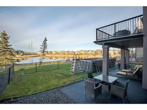 341 Rainbow Falls Way, Chestermere, AB - Outdoor With Deck Patio Veranda