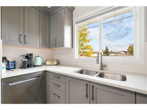 34-3032 Rundleson Road Ne, Calgary, AB - Indoor Photo Showing Kitchen With Double Sink