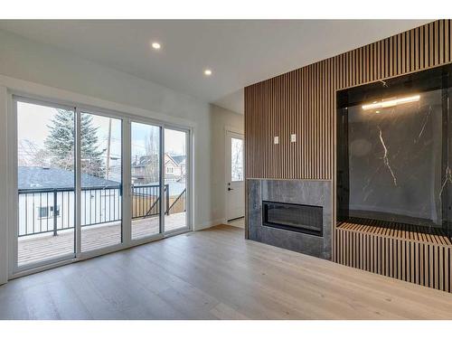 2430 26 Avenue Nw, Calgary, AB - Indoor With Fireplace