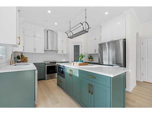 109 Mt. Douglas Green Se, Calgary, AB - Indoor Photo Showing Kitchen With Upgraded Kitchen