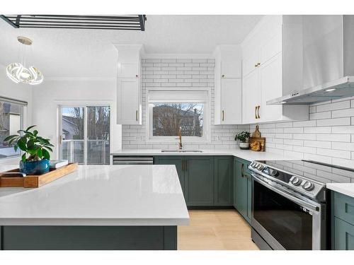 109 Mt. Douglas Green Se, Calgary, AB - Indoor Photo Showing Kitchen With Stainless Steel Kitchen With Upgraded Kitchen