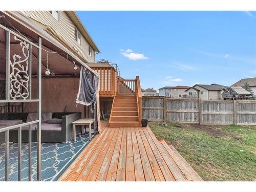 160 Aspen Mews, Strathmore, AB - Outdoor With Deck Patio Veranda With Exterior