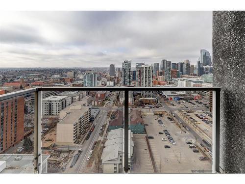 2206-1320 1 Street Se, Calgary, AB - Outdoor With Balcony With View