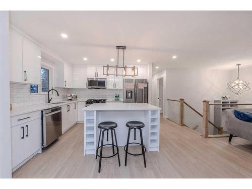 10616 Mapleglen Crescent Se, Calgary, AB - Indoor Photo Showing Kitchen With Upgraded Kitchen