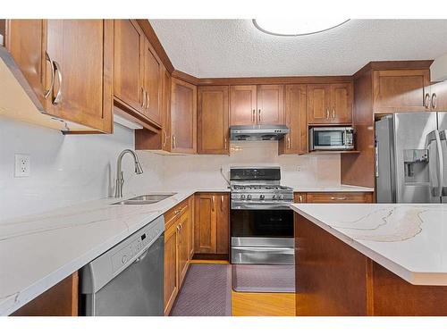 142 Templehill Drive Ne, Calgary, AB - Indoor Photo Showing Kitchen With Double Sink