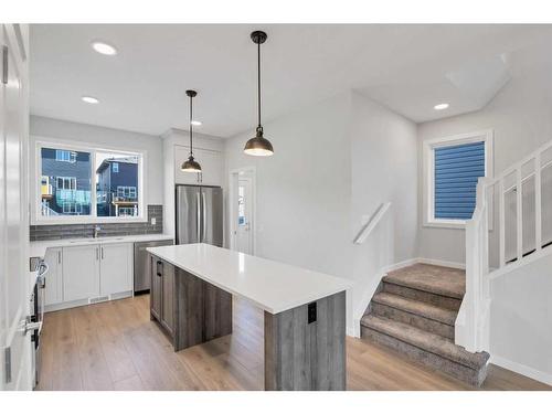 483 Sage Hill Road Nw, Calgary, AB - Indoor Photo Showing Kitchen With Upgraded Kitchen