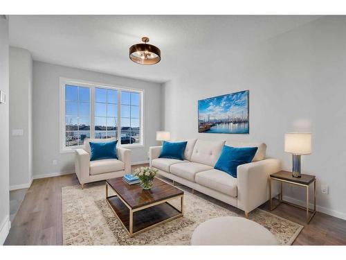 483 Sage Hill Road Nw, Calgary, AB - Indoor Photo Showing Living Room