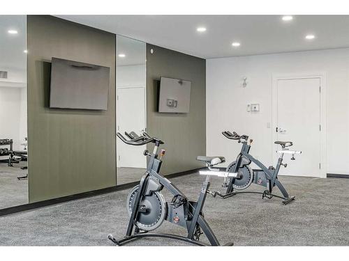 4307-111 Wolf Creek Drive Se, Calgary, AB - Indoor Photo Showing Gym Room