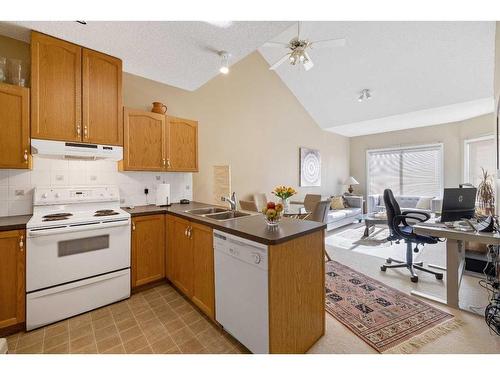 334-1920 14 Avenue Ne, Calgary, AB - Indoor Photo Showing Kitchen With Double Sink