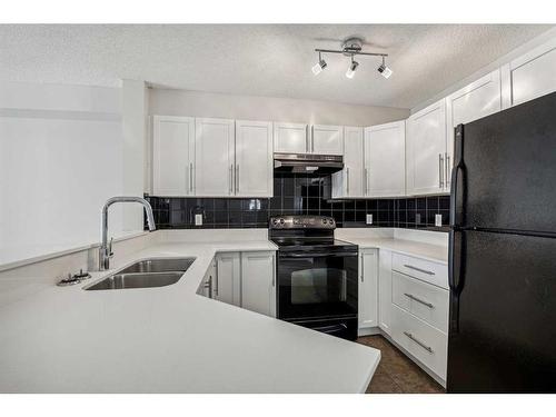 1109-60 Panatella Street Nw, Calgary, AB - Indoor Photo Showing Kitchen With Double Sink