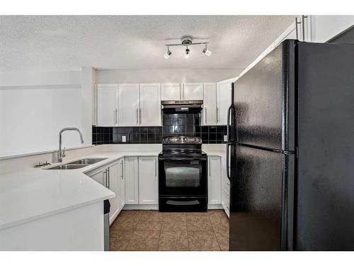 1109-60 Panatella Street Nw, Calgary, AB - Indoor Photo Showing Kitchen With Double Sink