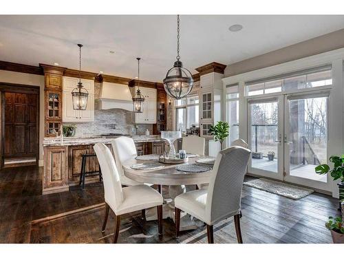 88091 Red Fox Lane West, Rural Foothills County, AB - Indoor Photo Showing Dining Room