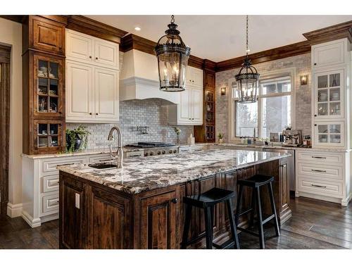 88091 Red Fox Lane West, Rural Foothills County, AB - Indoor Photo Showing Kitchen With Upgraded Kitchen