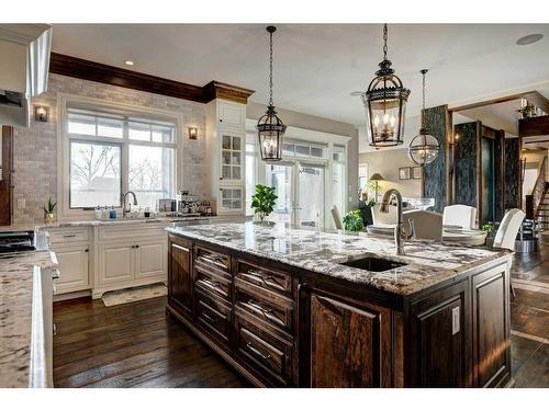 88091 Red Fox Lane West, Rural Foothills County, AB - Indoor Photo Showing Kitchen With Upgraded Kitchen