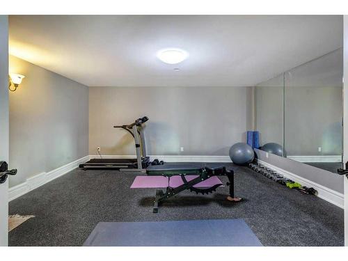 88091 Red Fox Lane West, Rural Foothills County, AB - Indoor Photo Showing Gym Room