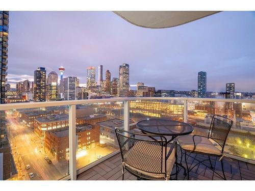 1806-433 11 Avenue Se, Calgary, AB - Outdoor With Balcony With View