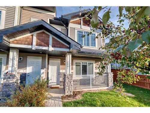 151 Prestwick Villas Se, Calgary, AB - Outdoor With Deck Patio Veranda With Facade