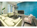 805-888 4 Avenue Sw, Calgary, AB  - Indoor Photo Showing Living Room With Fireplace 