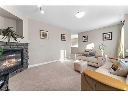 13103 Coventry Hills Way Ne, Calgary, AB - Indoor Photo Showing Living Room With Fireplace