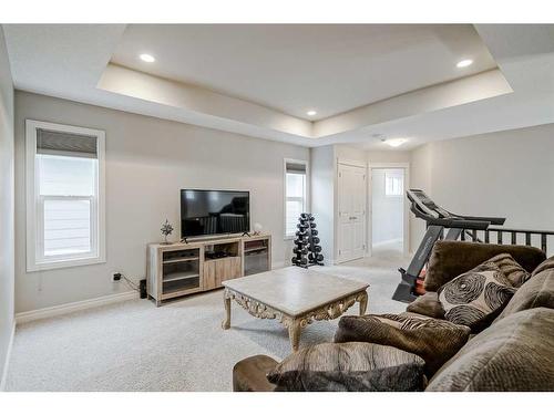 34 Mahogany Close Se, Calgary, AB - Indoor Photo Showing Living Room