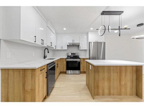 172 Falton Way Ne, Calgary, AB - Indoor Photo Showing Kitchen With Stainless Steel Kitchen With Upgraded Kitchen