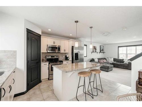 224 Cranberry Park Se, Calgary, AB - Indoor Photo Showing Kitchen With Stainless Steel Kitchen With Upgraded Kitchen