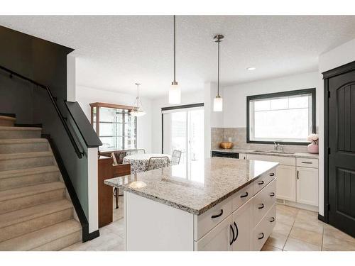 224 Cranberry Park Se, Calgary, AB - Indoor Photo Showing Kitchen With Upgraded Kitchen